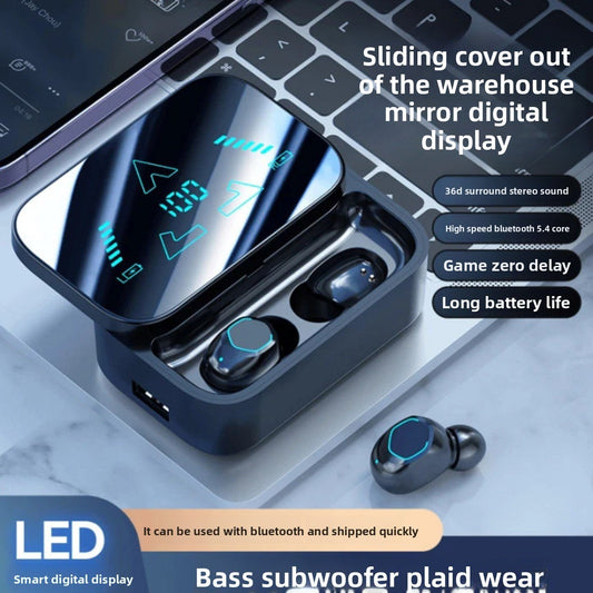 Bluetooth headphones with wireless noise cancellation and high sound quality