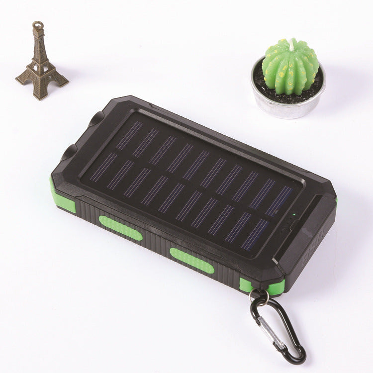 Waterproof solar power bank portable power bank