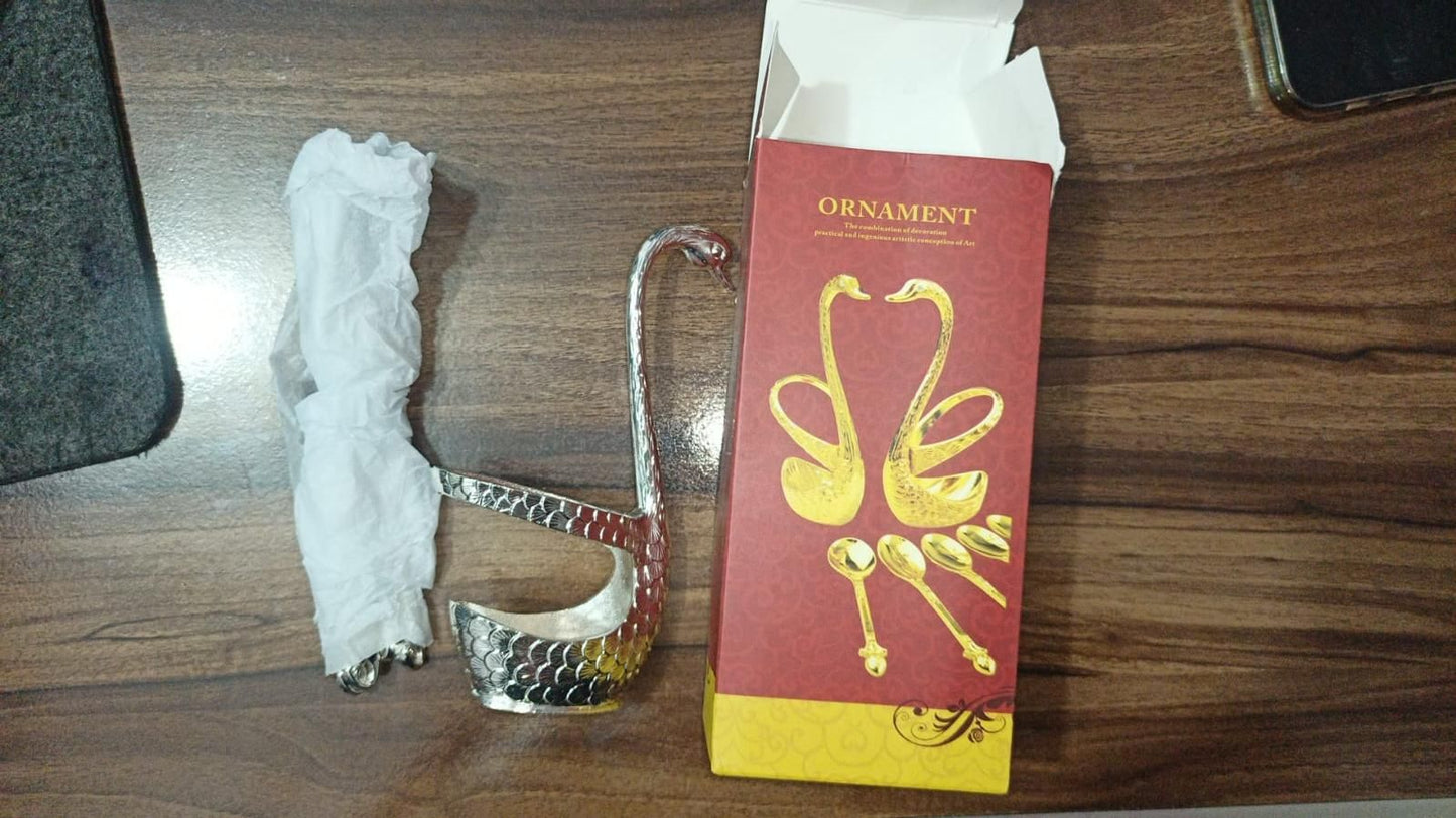 Swan Base Fork Holder With Fork Set for Hotels, Kitchen & Home D�cor