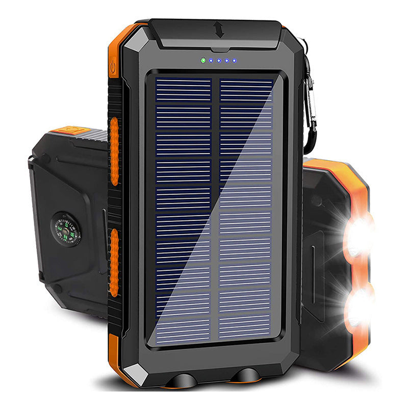 Waterproof solar power bank portable power bank