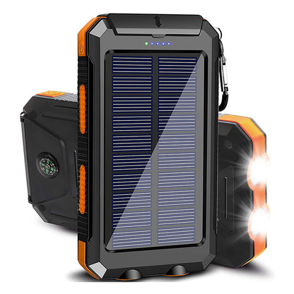 Waterproof solar power bank portable power bank
