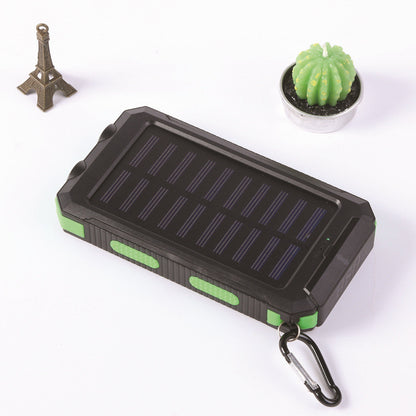 Waterproof solar power bank portable power bank